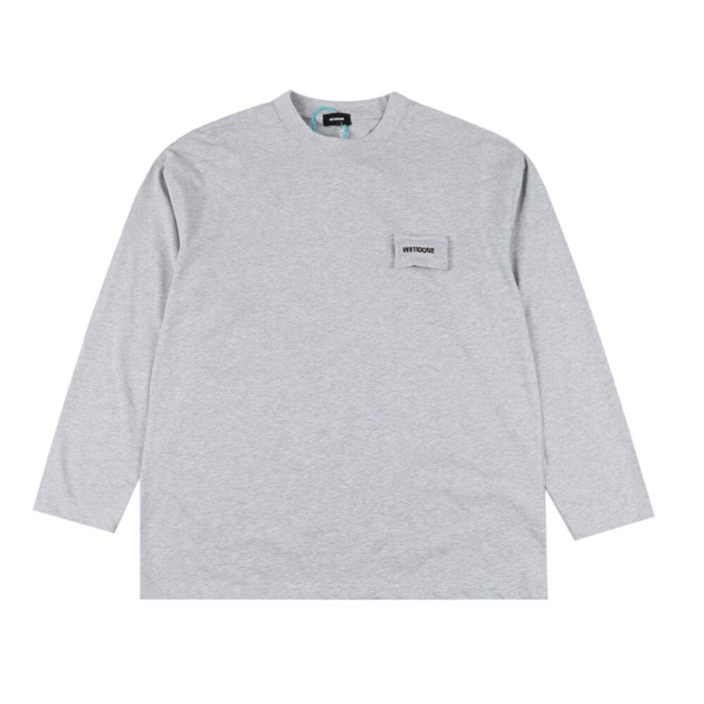 We11done Embroidered Solid Color Long Sleeves